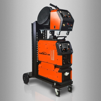MIG500LS 2 Display Máquina de soldadura Gmaw com separado alimentador de fio e separado refrigerador de água MIG máquina de soldadura