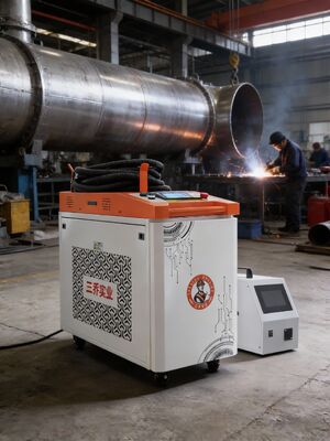 Máquina de soldadura a laser de fibra de 3000Watt MAX 4 em 1 Função de corte de soldagem de soldagem