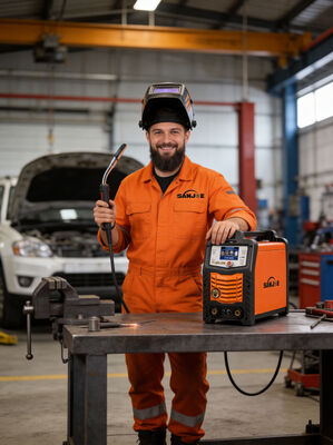 máquina de soldadura protegida gás do pulso da exposição do LCD do inversor da máquina de soldadura IGBT de 200A MIG