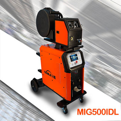 Refrigerar de água dobro de alumínio do pulso da máquina de soldadura do LCD MIG com ROLO 4