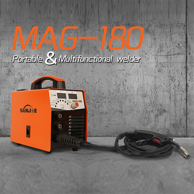 máquina de soldadura Sem gás AC220V de 160A MIG multi MAG-160 funcional portátil